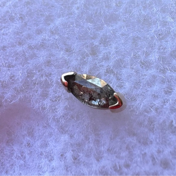 Mettle & Silver Jewelry - Diamond Press-fit End in Rose Gold from Mettle & Silver